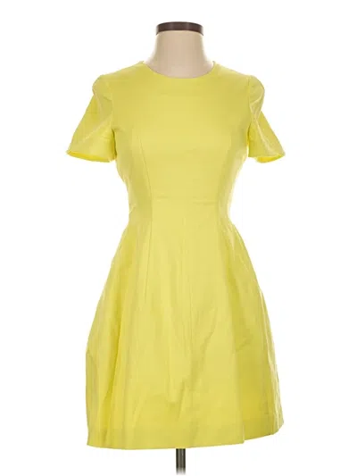Pre-owned Shoshanna Casual Dress In Yellow