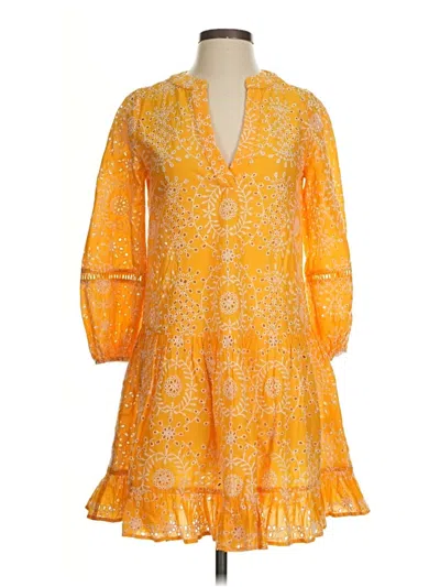 Pre-owned Shoshanna Casual Dress In Yellow
