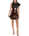 Shoshanna Cecilia Mini Dress In Red