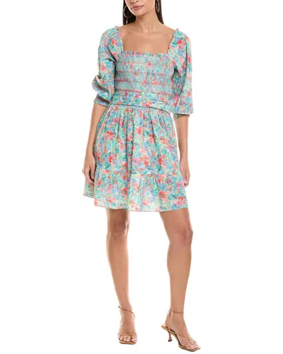 Shoshanna Celina Mini Dress In Blue