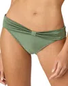 Shoshanna Cinched Front Bottom In Sage