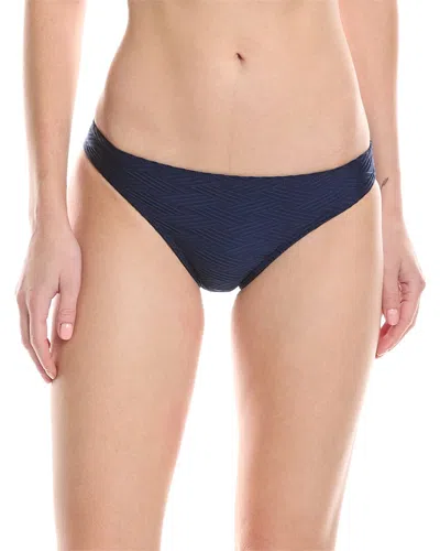 Shoshanna Classic Bikini Bottom In Blue