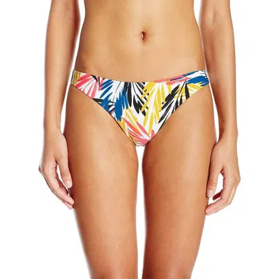 Shoshanna Classic Bikini Bottom In Coral Multi