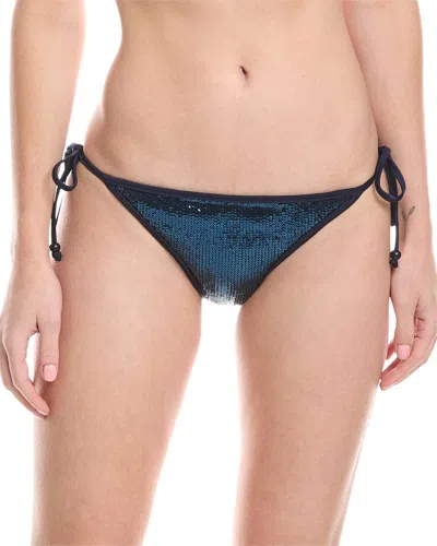 Shoshanna Clean Triangle Bikini Bottom In Blue