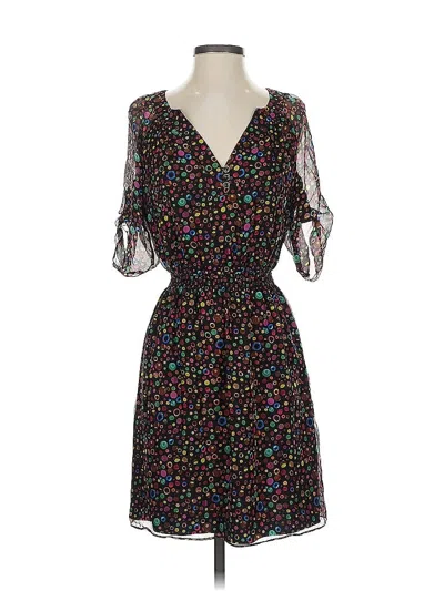 Pre-owned Shoshanna Cocktail Dress In Black