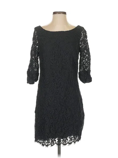 Pre-owned Shoshanna Cocktail Dress In Black