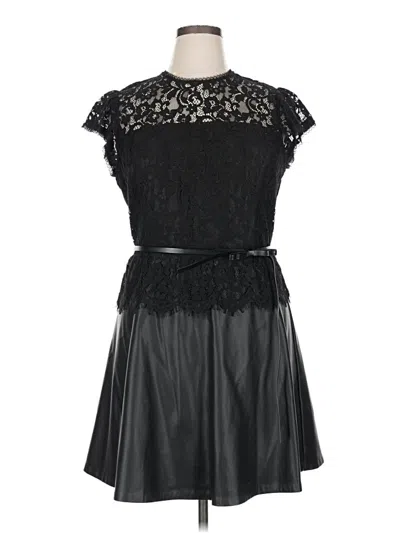 Pre-owned Shoshanna Cocktail Dress In Black