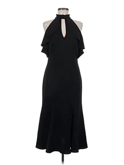 Pre-owned Shoshanna Cocktail Dress In Black
