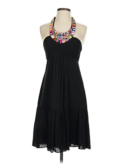 Pre-owned Shoshanna Cocktail Dress In Black