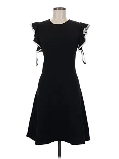 Pre-owned Shoshanna Cocktail Dress In Black
