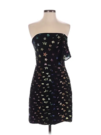 Pre-owned Shoshanna Cocktail Dress In Black
