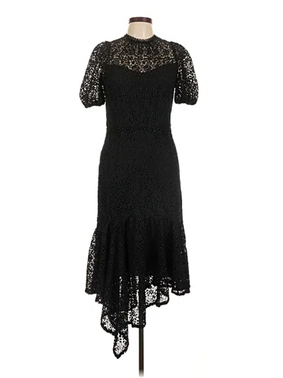 Pre-owned Shoshanna Cocktail Dress In Black