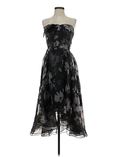 Pre-owned Shoshanna Cocktail Dress In Black