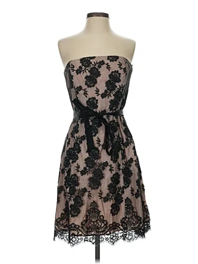Pre-owned Shoshanna Cocktail Dress In Black