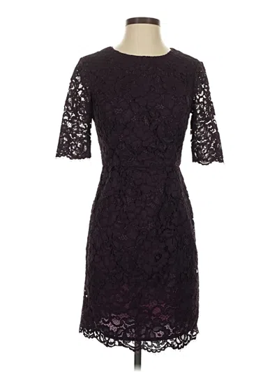 Pre-owned Shoshanna Cocktail Dress In Black