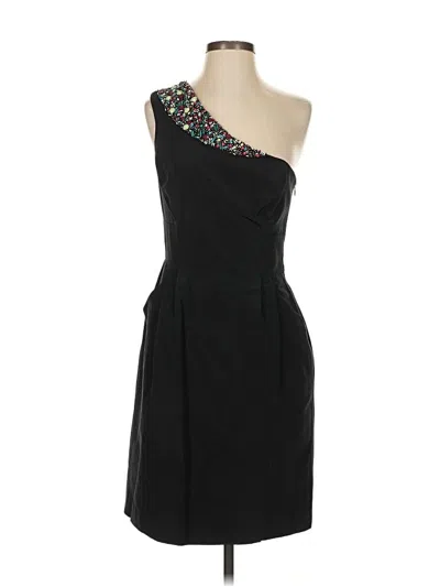 Pre-owned Shoshanna Cocktail Dress In Black