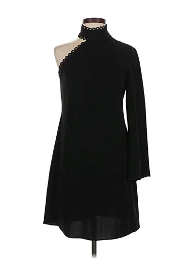 Pre-owned Shoshanna Cocktail Dress In Black