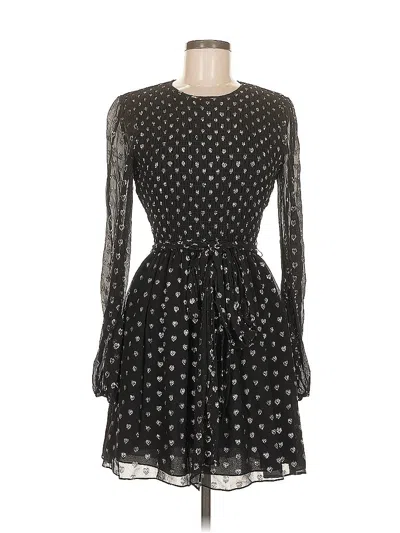 Pre-owned Shoshanna Cocktail Dress In Black