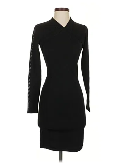 Pre-owned Shoshanna Cocktail Dress In Black
