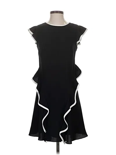 Pre-owned Shoshanna Cocktail Dress In Black