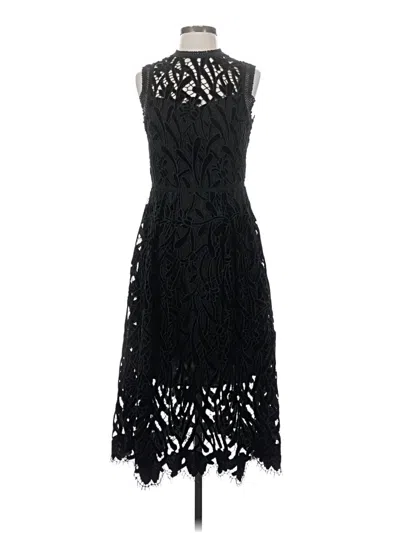 Pre-owned Shoshanna Cocktail Dress In Black