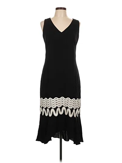 Pre-owned Shoshanna Cocktail Dress In Black