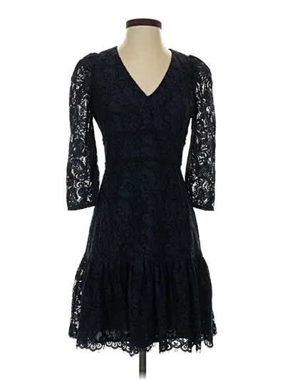 Pre-owned Shoshanna Cocktail Dress In Black