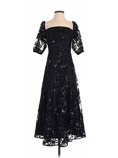 Pre-owned Shoshanna Cocktail Dress In Black