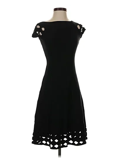 Pre-owned Shoshanna Cocktail Dress In Black