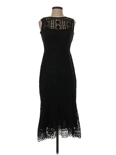 Pre-owned Shoshanna Cocktail Dress In Black