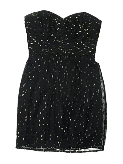 Pre-owned Shoshanna Cocktail Dress In Black