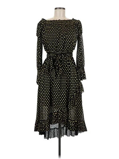 Pre-owned Shoshanna Cocktail Dress In Black