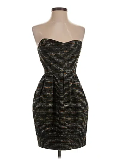 Pre-owned Shoshanna Cocktail Dress In Black