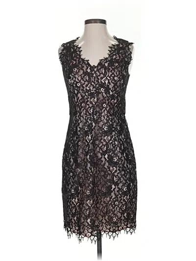 Pre-owned Shoshanna Cocktail Dress In Black
