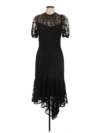 Pre-owned Shoshanna Cocktail Dress In Black