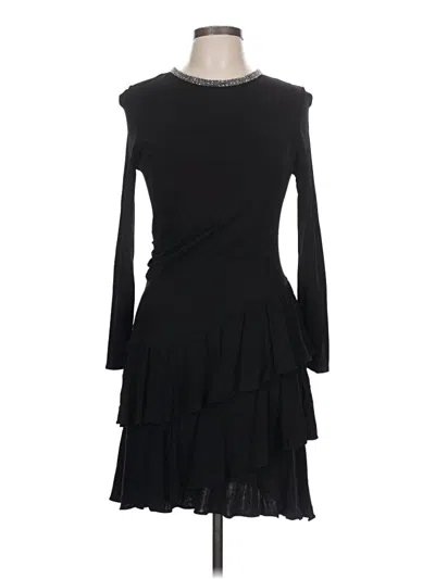 Pre-owned Shoshanna Cocktail Dress In Black