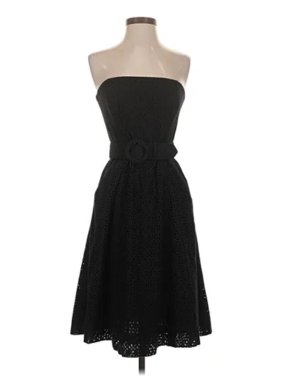 Pre-owned Shoshanna Cocktail Dress In Black