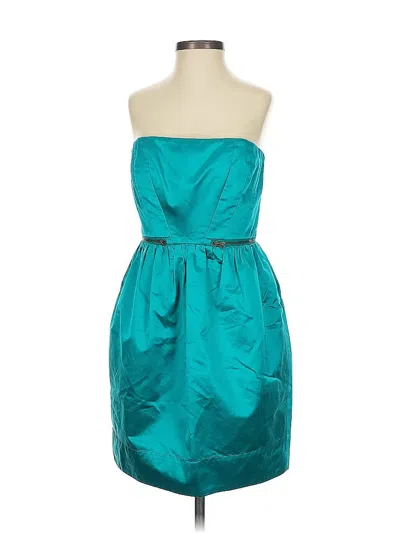 Pre-owned Shoshanna Cocktail Dress In Blue