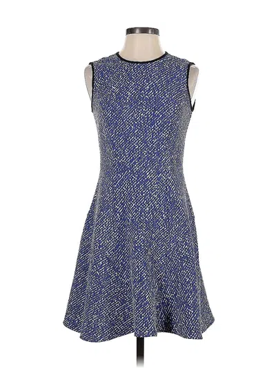 Pre-owned Shoshanna Cocktail Dress In Blue