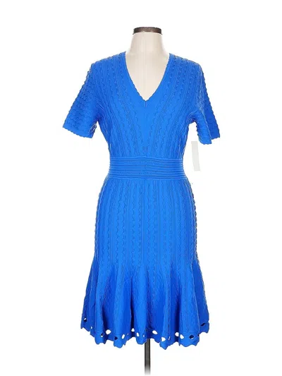 Pre-owned Shoshanna Cocktail Dress In Blue