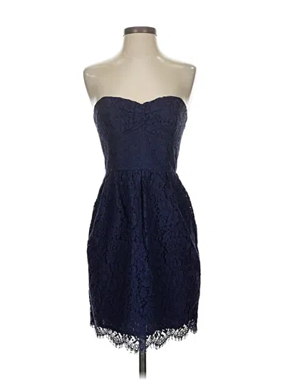 Pre-owned Shoshanna Cocktail Dress In Blue