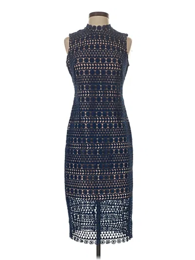 Pre-owned Shoshanna Cocktail Dress In Blue