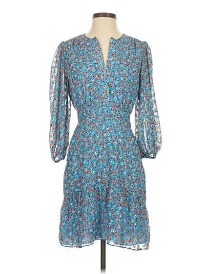 Pre-owned Shoshanna Cocktail Dress In Blue