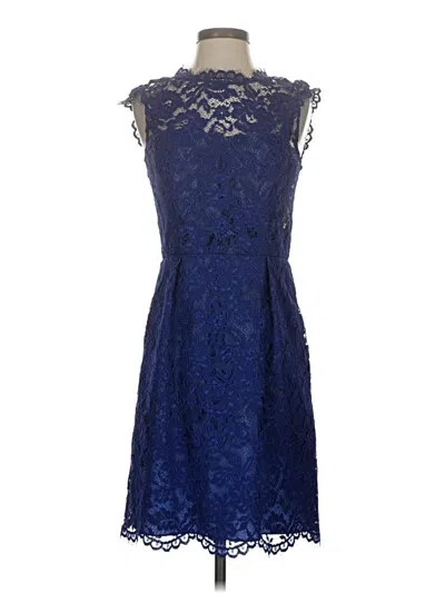 Pre-owned Shoshanna Cocktail Dress In Blue