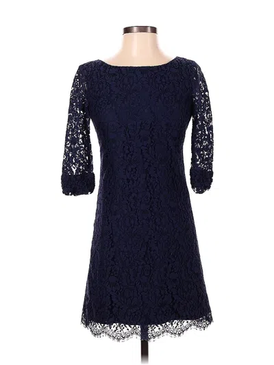 Pre-owned Shoshanna Cocktail Dress In Blue