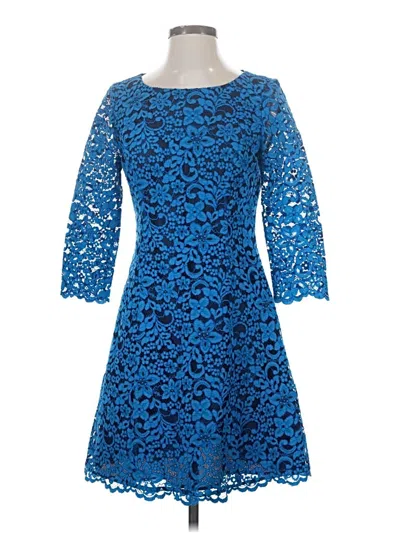 Pre-owned Shoshanna Cocktail Dress In Blue