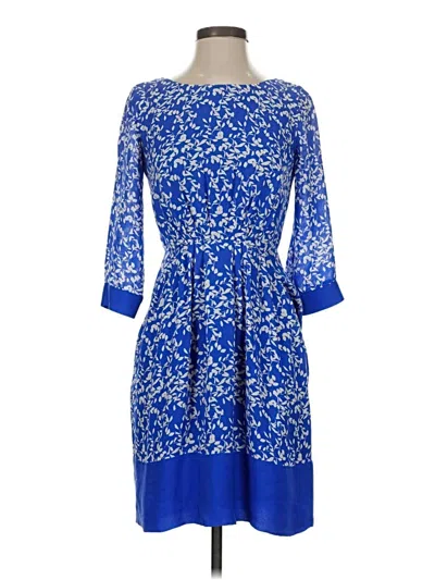 Pre-owned Shoshanna Cocktail Dress In Blue