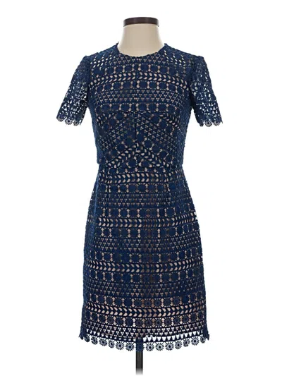 Pre-owned Shoshanna Cocktail Dress In Blue