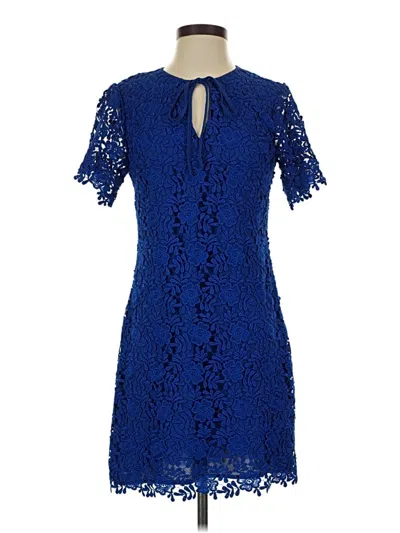 Pre-owned Shoshanna Cocktail Dress In Blue
