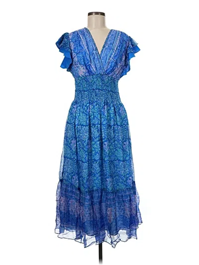 Pre-owned Shoshanna Cocktail Dress In Blue